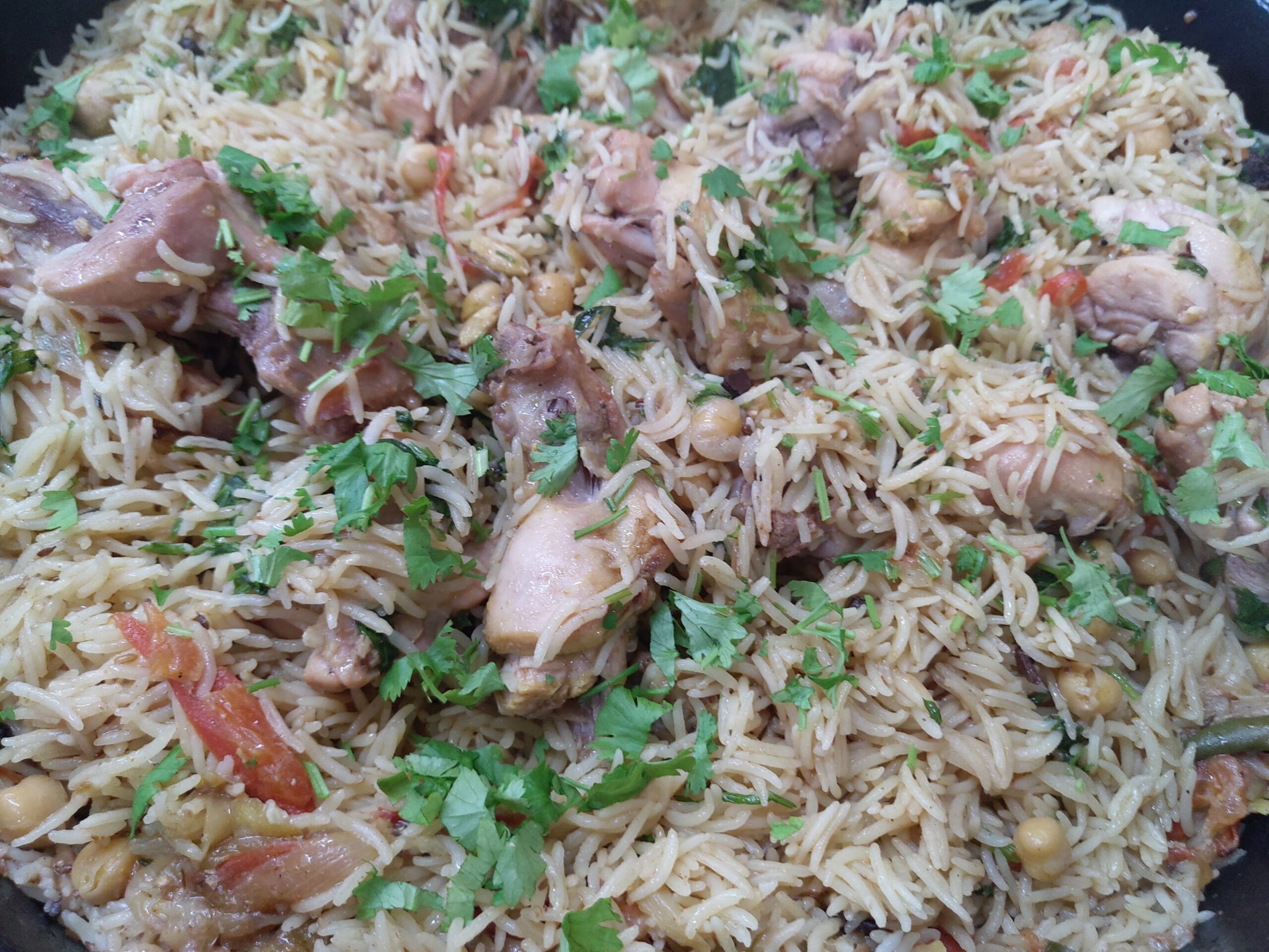 Chana Chicken Pulao