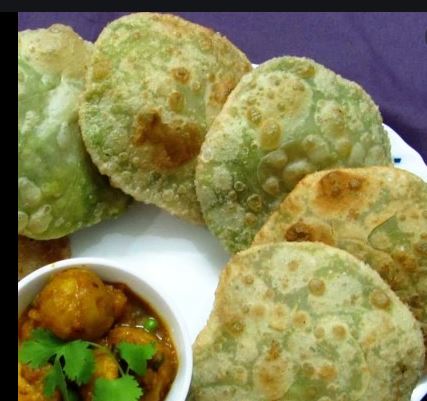 Bengali Matar kachori with alu dum