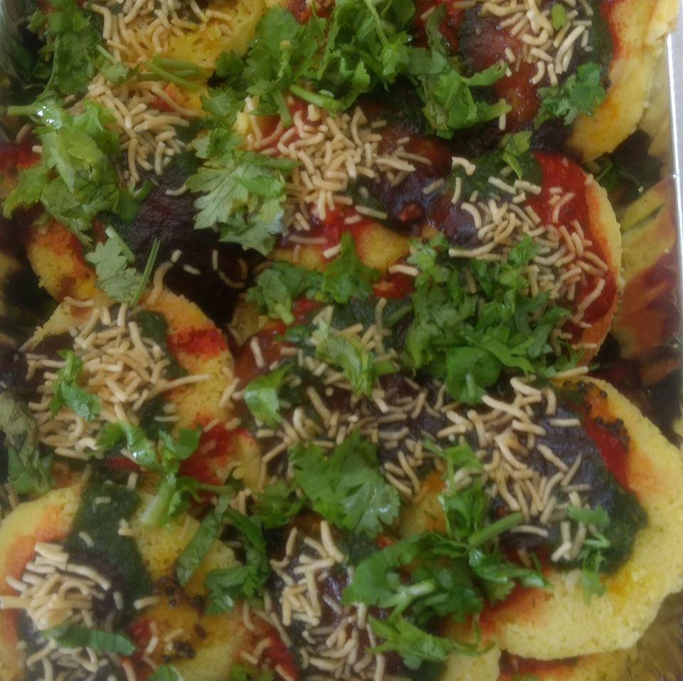 Round Dhokla Chaat
